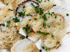 蒜蓉粉丝蒸扇贝-辉记虾塘海鲜农庄
