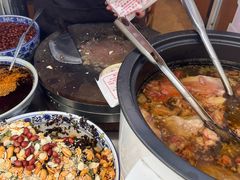 -清真马乐贝腊牛肉蛋黄菜夹馍(马蓉洒金桥店)