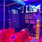 沉浸式吃饭体验，烁夜5D概念海鲜烤肉自助