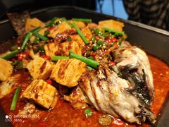 豆花烤鱼-彼酷哩活鱼现烤(中原万达店)
