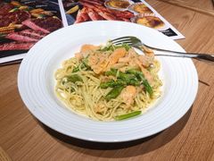 莳萝芦笋三文鱼面-必胜客(天河城店)