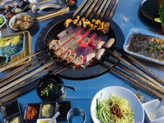 招牌长签烤肉拼盘-老安火盆烤肉(金寨路店)