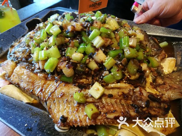 南锣肥猫烤鱼(鼓楼东大街店)豆豉口味烤鱼图片 - 第6张