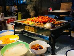 自助取餐区-探鱼·鲜青椒爽麻烤鱼(天河优托邦店)