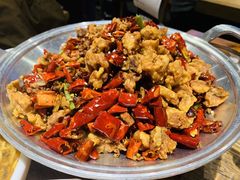 干锅辣子鸡-叶派龙虾•招牌香辣蟹·海鲜(中海国际店)