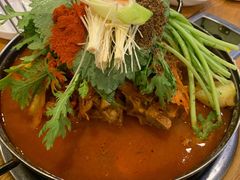 土豆排骨火锅-喇喇排骨火锅·传统韩式脊骨汤(望京西园总店)