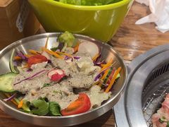 -明洞阿姨·韩式酱蟹烤肉·创意料理(三元桥店)