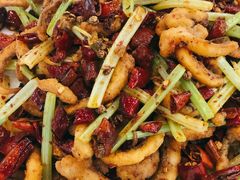 干煸鱿鱼须-大眼锅贴饺子(河西店)