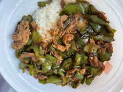 青椒炒肉盖码饭-德天顺盖码饭(人民西路店)