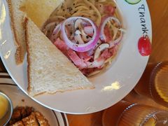 奶油蘑菇意面-Thanks美式餐厅(汉堡咖啡店)