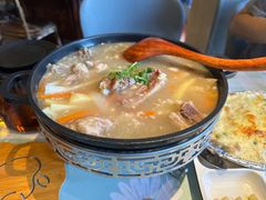 滋补羊排山药锅-兰菊私厨