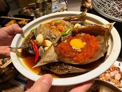 -草家酱蟹炭火烤肉店(珲春南路一店)