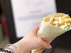 招牌羊肉kabab卷-Al Salam莫的三明治