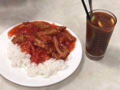 番茄猪扒饭-好好滋味茶餐厅