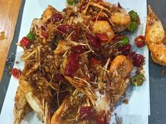 金蒜劲爆罗氏虾-花溪雨·森林餐厅(石基店)