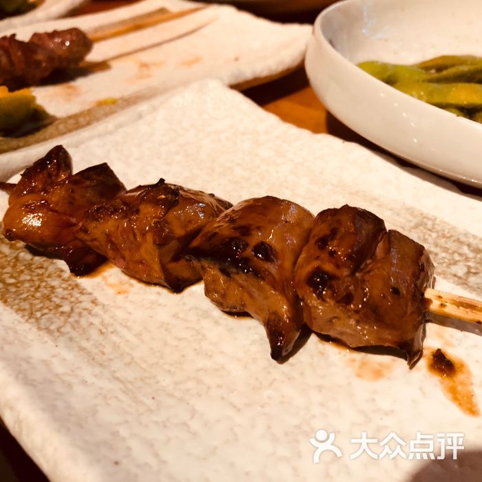 鸟啸炭火烧酒场烤白肝图片-北京日本料理-大众点评网