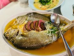 鸡汁葱油蒸生态黄鱼-桃花印巷江南小馆(朝阳路店)