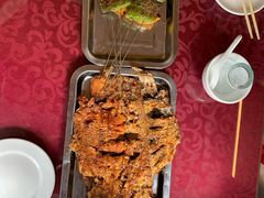 烤虹鳟鱼-途肴·老农饭庄(百里峡店)