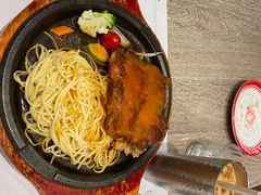 敏华铁板鸡扒配意粉-敏华冰厅(天河城店)