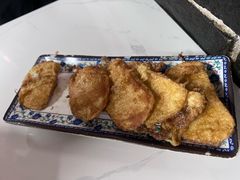 鸡蛋炸馒头片-大槐树烤肉馆