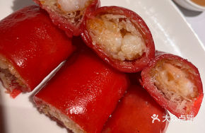 Red Rice Golden Sand Steamed Rice Noodle