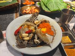-草家酱蟹炭火烤肉店(珲春南路二店)