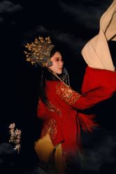 -后宫·古装汉服京剧儿童亲子全家福摄影