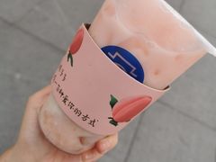 蜜桃啵啵-陈多多·豆腐奶茶(草市街店)
