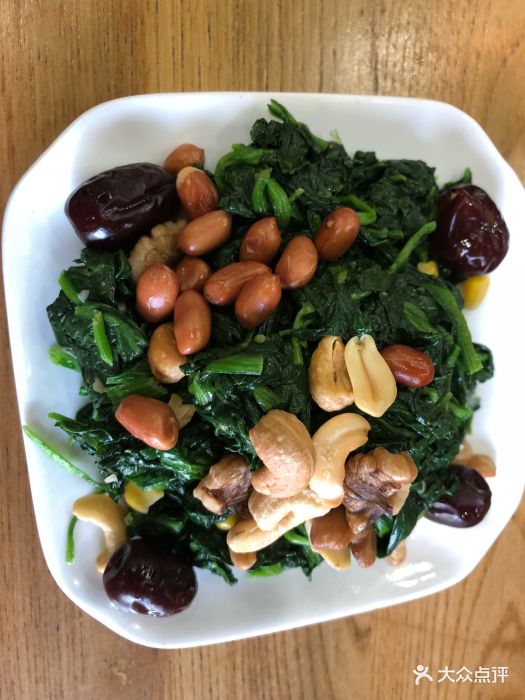 陈傻子餐厅(南丰路店)-八宝菠菜-菜-八宝菠菜图片-天津美食-大众点评