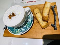 卡布奇诺蘑菇奶油浓汤-开间茶馆·围炉煮茶