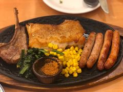 鸡扒羊扒拼盘-萨莉亚意式餐厅(上渡路店)