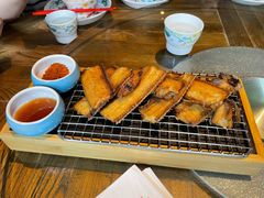 干炸带鱼-老头儿真传-老头儿油爆虾(胜利河美食街店)