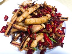 干煸鱿鱼-华春餐馆(鱼山路店)