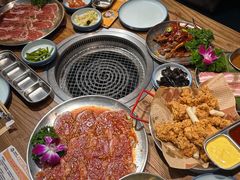 -明洞阿姨·韩式酱蟹烤肉·创意料理(三元桥店)