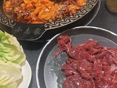 新鲜牛肉-小志家.野生菌鲜切牦牛肉牛杂火锅