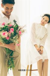 俏皮可爱-巴黎婚纱摄影工作室