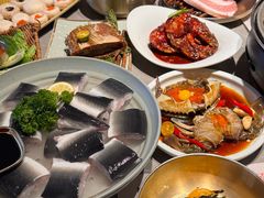 -草家酱蟹炭火烤肉店(珲春南路一店)