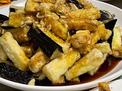 蛤蜊肉拌茄子-华春餐馆(鱼山路店)