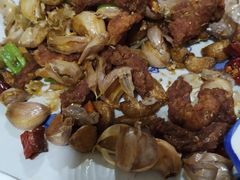 蒜爆牛肉-天添纸包鸡家常菜