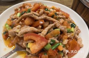 Tomato and Shredded Pork Stir-fry