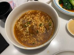沙嗲牛肉公仔面-新旺茶餐厅·早餐·夜宵(仙霞店)