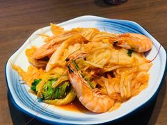 大虾烧白菜-1937青岛老味道·海肠捞饭·青岛菜(大鲍岛栈桥店)
