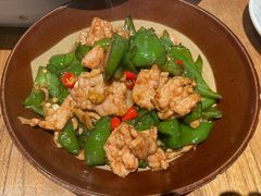 辣椒炒肉-汉小城·老铫子藕汤·乡野湖北菜(江汉路吉庆街店)