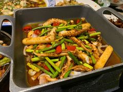铁板八爪鱼炒年糕-老头儿油爆虾·知味杭州(爱琴海购物中心)