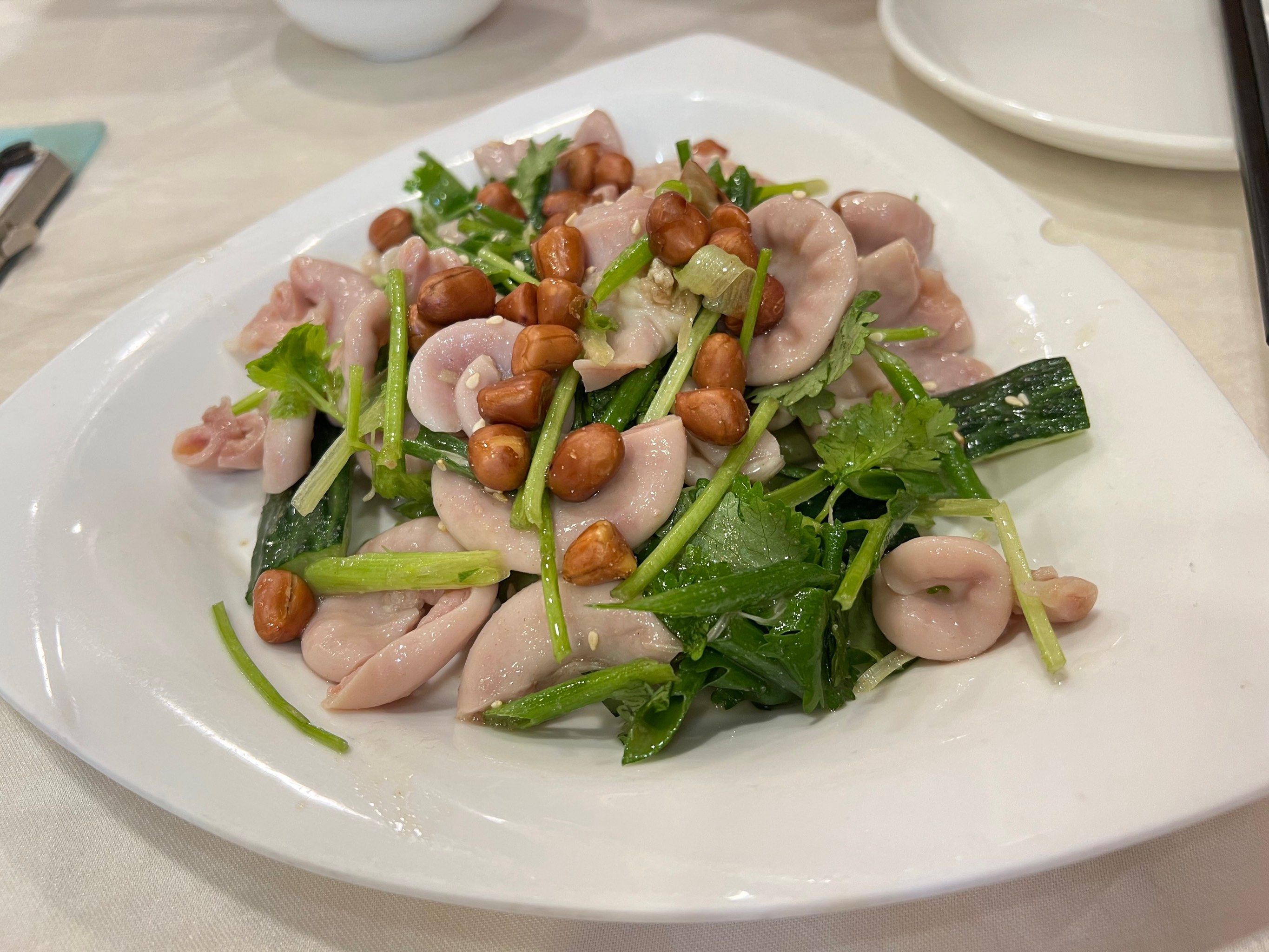 又来吃啦,推荐#盐焗捞生肠#牛肉炒凉瓜