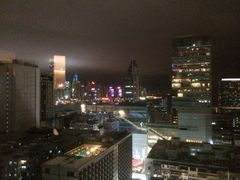 夜晚的湾景-香港尖沙咀凯悦酒店