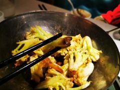 干锅腊肉花菜-避风塘·老港味餐厅(虹口龙之梦店)