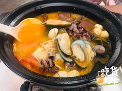 糟粕醋海鲜锅-香香海南菜餐厅