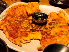 泡菜饼-包装马车·韩国料理·포장마차