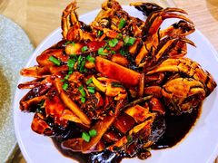 毛蟹炒年糕-牧羊餐厅